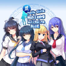 Pretty Girls Mahjong Solitaire - Blue